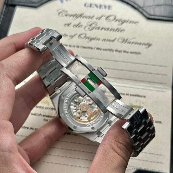 Audemars Piguet Royal Oak Perpetual Calendar 26574ST Black Dial Replica 41mm - Image 9
