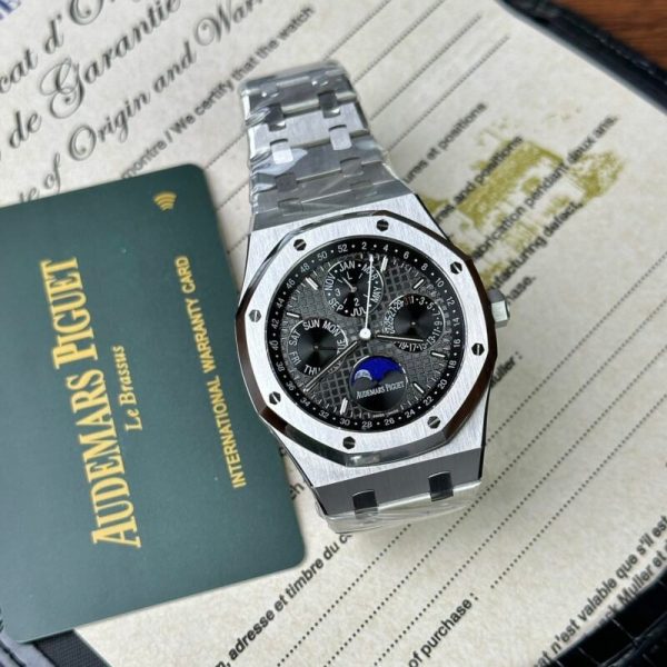 Audemars Piguet Royal Oak Perpetual Calendar 26574ST Black Dial Replica 41mm - Image 2