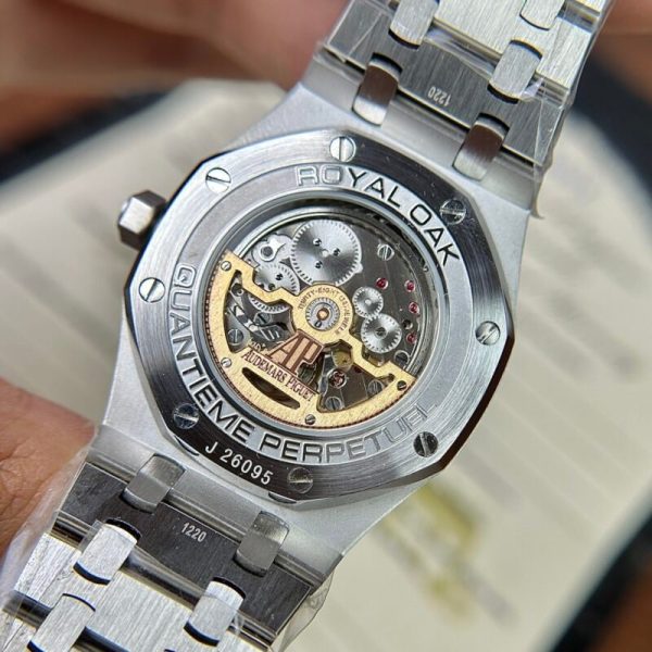 Audemars Piguet Royal Oak Perpetual Calendar 26574ST Black Dial Replica 41mm - Image 7