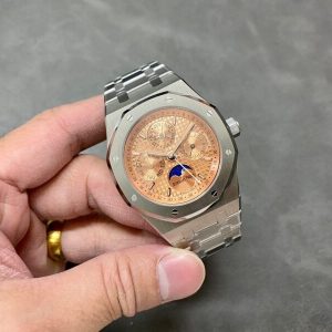Audemars Piguet Royal Oak Perpetual Calendar 26615TI Salmon Dial Top Quality Replica 41mm