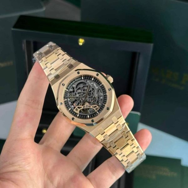 Audemars Piguet Royal Oak Skeleton 15407OR Best Replica APS 41mm - Image 2