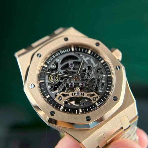 Audemars Piguet Royal Oak Skeleton 15407OR Best Replica APS 41mm - Image 4