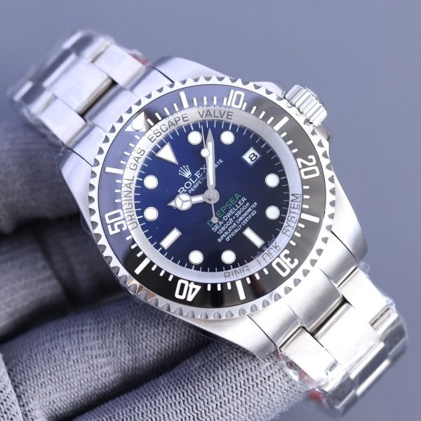 Rolex Sea-Dweller Deepsea 116660 Stainless Steel D-Blue Dial 44MM Mens Replica Watch - Image 3