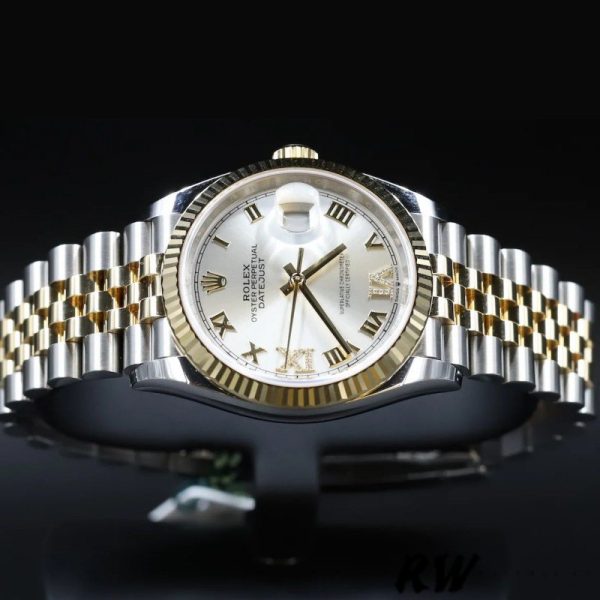 Rolex Datejust 126233 Silver Roman Numeral Dial Fluted Bezel 36MM Unisex Replica Watch - Image 4