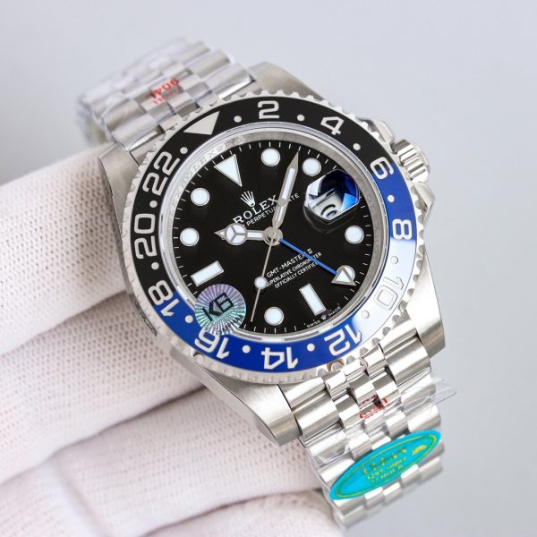 Rolex GMT-Master II 126710BLNR Black Dial Batman Bezel 40MM Mens Replica Watch - Image 3