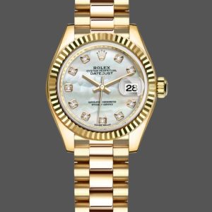 Rolex Datejust 279178 Mother Of Pearl Dial Fluted Bezel 28mm Lady Replica Watch