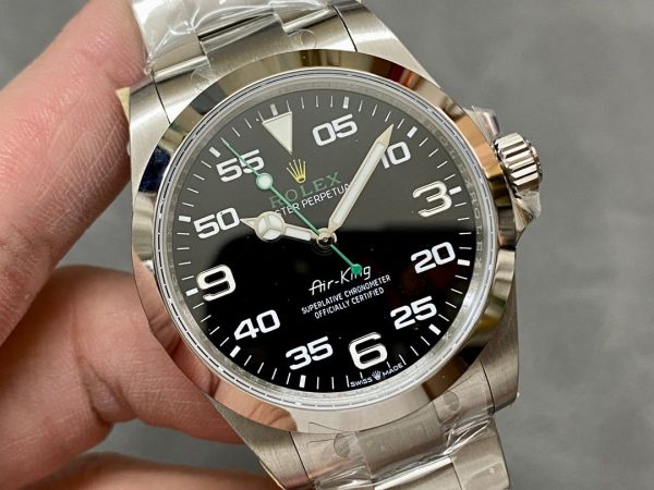 Rolex air-king 126900 0001 Oyster Stainless Steel 40mm Mens Replica Watch - Image 4