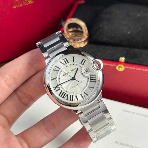 Cartier Ballon Bleu W69012Z4 White Dial Best Replica 42mm - Image 2