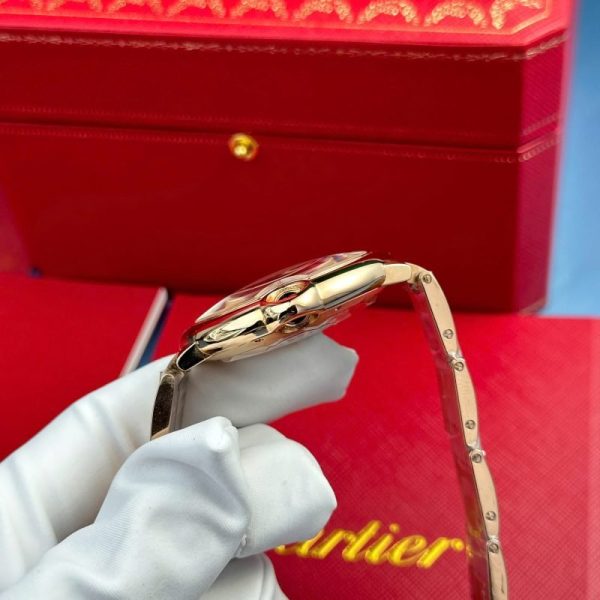 Cartier Ballon Bleu WGBB0039 Rose Gold White Dial Best Replica AF 42mm - Image 6