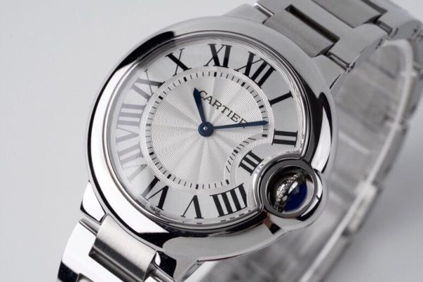 Cartier Ballon Bleu W6920084 White Dial Bracelet Best Replica AF 33mm - Image 3