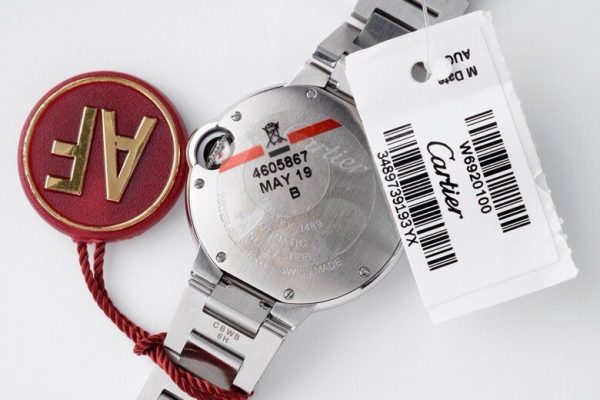 Cartier Ballon Bleu W6920084 White Dial Bracelet Best Replica AF 33mm - Image 7