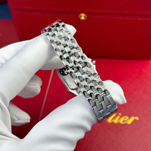 Cartier Panth??re Steel Ladies MOP Dial Best Replica AF 27mm x 36mm - Image 9