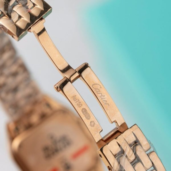 Cartier Panth??re WJPN0049 Rose Gold Diamond Bezel Ladies Replica BVF 22mm x 30mm - Image 7