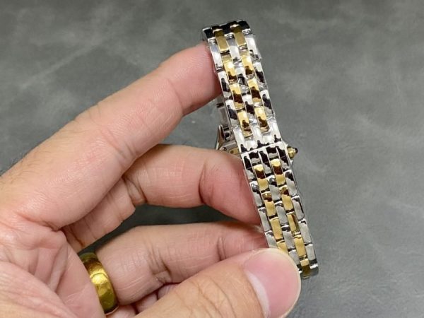 Cartier Panth??re de Cartier Small Model Two Tone Yellow Gold White Dial Best Replica BVF 23mm x 30mm - Image 8