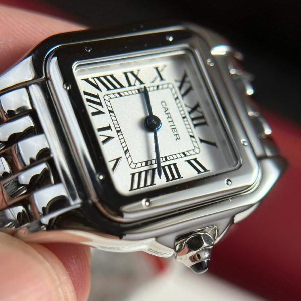 Cartier Panth??re de Cartier Steel Small Model White Dial Best Replica BVF 23mm x 30mm - Image 4