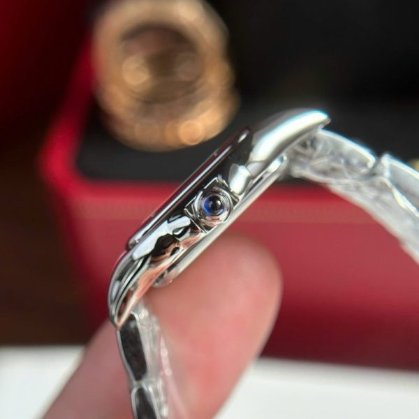 Cartier Panth??re de Cartier Steel Small Model White Dial Best Replica BVF 23mm x 30mm - Image 7