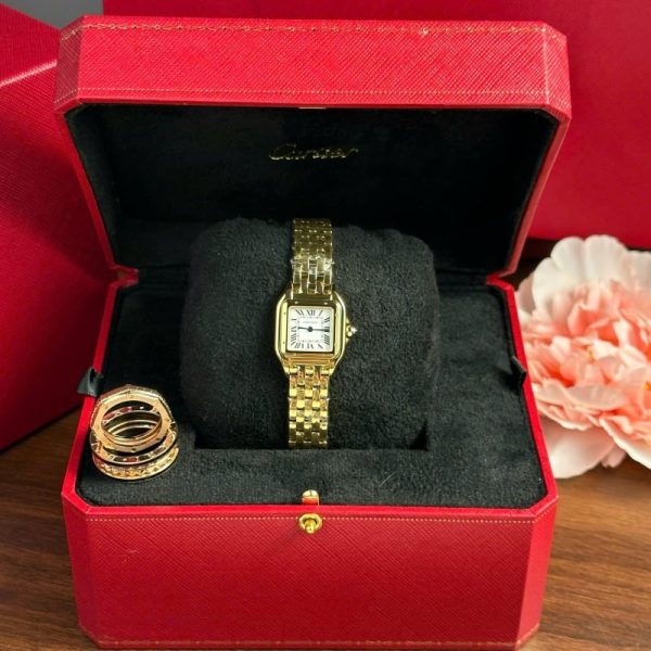 Cartier Panth??re WGPN0047 Ladies Small Model Yellow Gold Replica BVF 23mm x 30mm