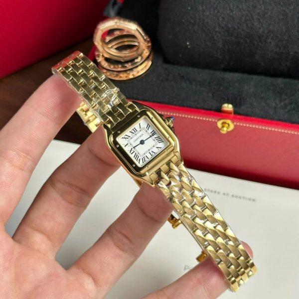 Cartier Panth??re WGPN0047 Ladies Small Model Yellow Gold Replica BVF 23mm x 30mm - Image 2