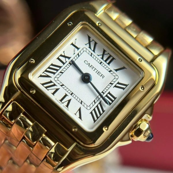 Cartier Panth??re WGPN0047 Ladies Small Model Yellow Gold Replica BVF 23mm x 30mm - Image 3