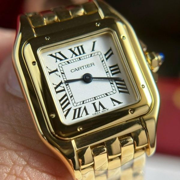 Cartier Panth??re WGPN0047 Ladies Small Model Yellow Gold Replica BVF 23mm x 30mm - Image 4