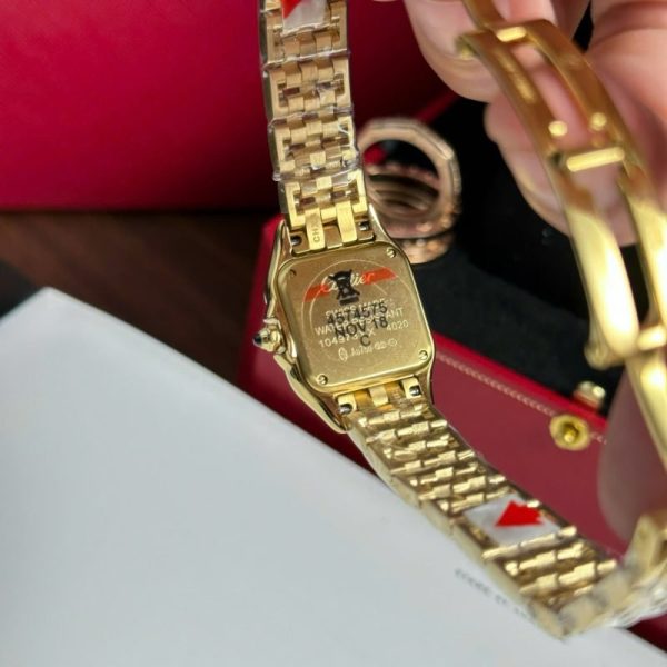 Cartier Panth??re WGPN0047 Ladies Small Model Yellow Gold Replica BVF 23mm x 30mm - Image 7