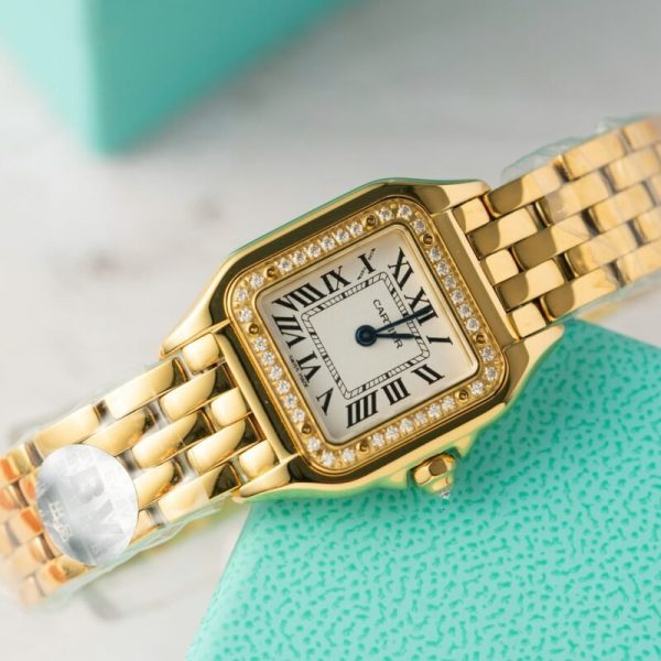 Cartier Panth??re de Cartier WJPN0067 Yellow Gold Diamond Bezel Replica BVF 22mm x 30mm - Image 2