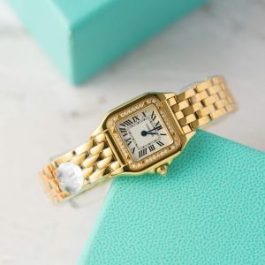 Cartier Panth??re de Cartier WJPN0067 Yellow Gold Diamond Bezel Replica BVF 22mm x 30mm