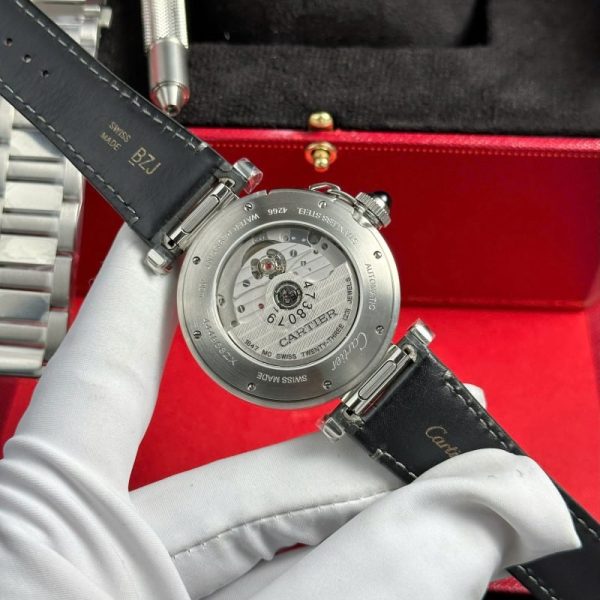 Cartier Pasha de Cartier WSPA0009 Steel White Dial Best Replica BVF 41mm - Image 9