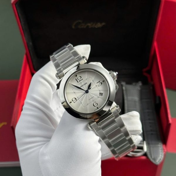 Cartier Pasha de Cartier WSPA0009 Steel White Dial Best Replica BVF 41mm - Image 2