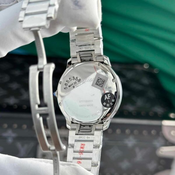 Cartier Ronde Must White Dial Steel Bracelet Best Replica AF 36mm - Image 7