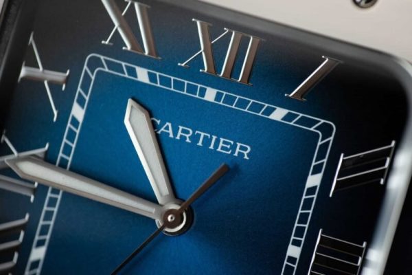 Cartier Santos Blue Dial Large Model Best Replica BVF 39.8mm - Image 5