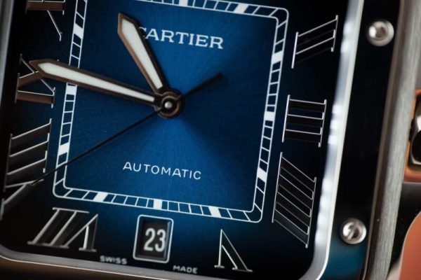 Cartier Santos Blue Dial Large Model Best Replica BVF 39.8mm - Image 6