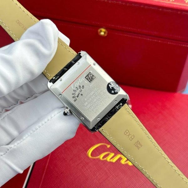 Cartier Tank Must WSTA0040 Extra Large Silver Dial Best Replica AF 31mm x 41mm - Image 6
