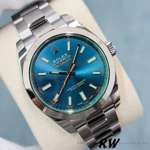 Rolex Milgauss 116400GV Stainless Steel Z-blue Dial 40mm Mens Replica Watch - Image 2