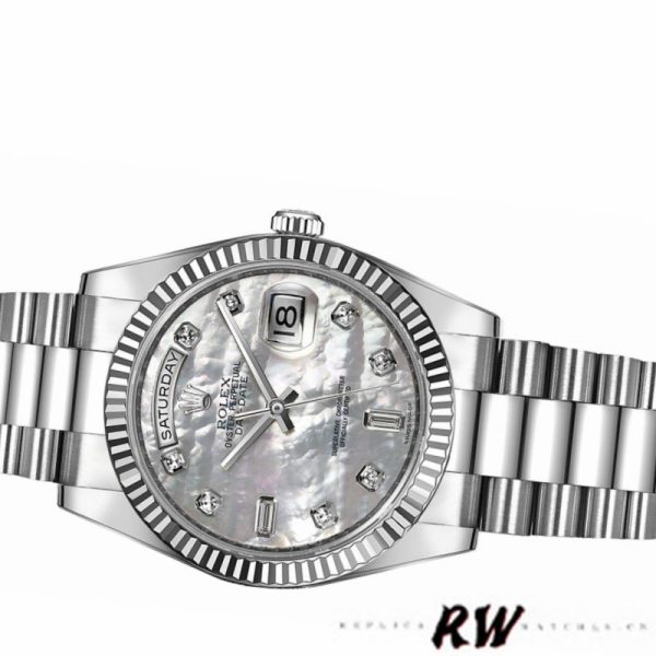 Rolex Day-Date 118239 MOP Dial 36mm Unisex Replica Watch - Image 3