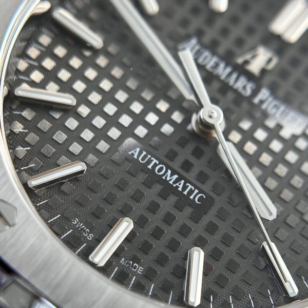 Audemars Piguet Royal Oak 15450ST Grey Dial Steel Bracelet Best Replica APS Factory 37m - Image 6
