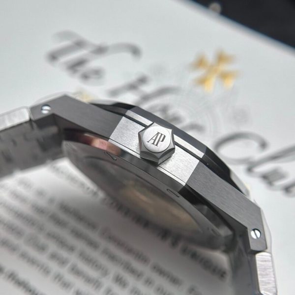 Audemars Piguet Royal Oak 15450ST Blue Dial Steel Bracelet Top Quality Replica APS Factory 37mm - Image 5