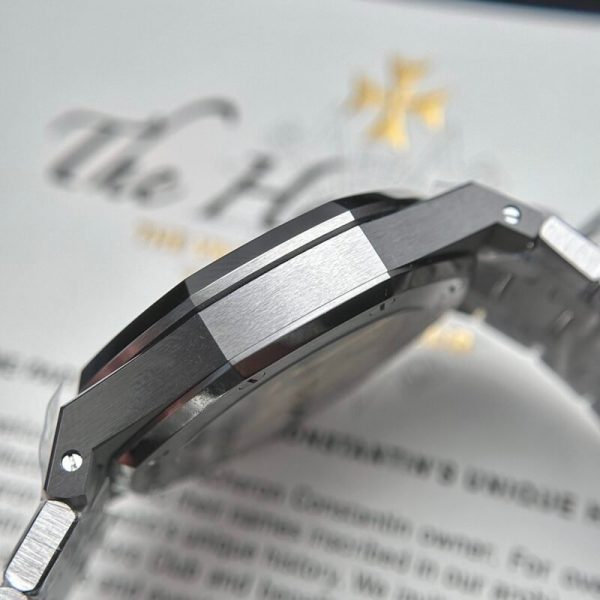 Audemars Piguet Royal Oak 15450ST Blue Dial Steel Bracelet Top Quality Replica APS Factory 37mm - Image 6