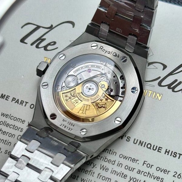 Audemars Piguet Royal Oak 15450ST Blue Dial Steel Bracelet Top Quality Replica APS Factory 37mm - Image 7