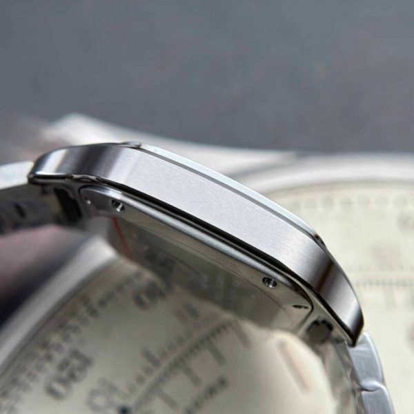 Cartier Santos WSSA0029 White Dial Medium Model Best Replica BVF 35.1mm - Image 6