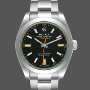 Rolex Milgauss 116400GV Stainless Steel Black Dial 40MM Mens Replica Watch