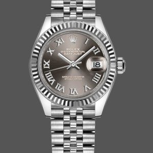 Rolex Datejust 279174 Stainless Steel Dark Grey Roman Dial 28mm Lady Replica Watch