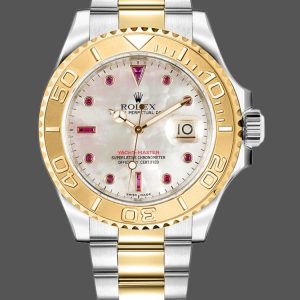 Rolex Yachtmaster 16623 Steel Yellow Gold White MOP Dial 40MM Mens Replica Watch