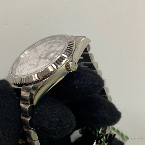 Rolex Day-Date 228239 Meteorite Grey Dial Fluted Bezel 40mm Mens Replica Watch - Image 4