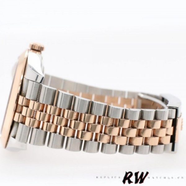 Rolex Datejust 126301 Rose Gold Slate Grey Fluted Motif Dial 41MM Mens Replica Watch - Image 4