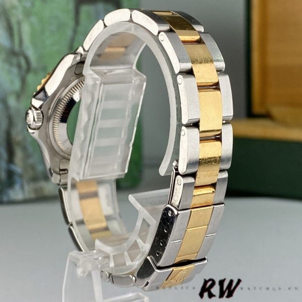 Rolex Yacht Master 169623 Steel Yellow Gold Blue Dial 29MM Lady Replica Watch - Image 4
