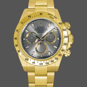 Rolex Cosmograph Daytona 116528 Grey Index Dial 40MM Mens Replica Watch