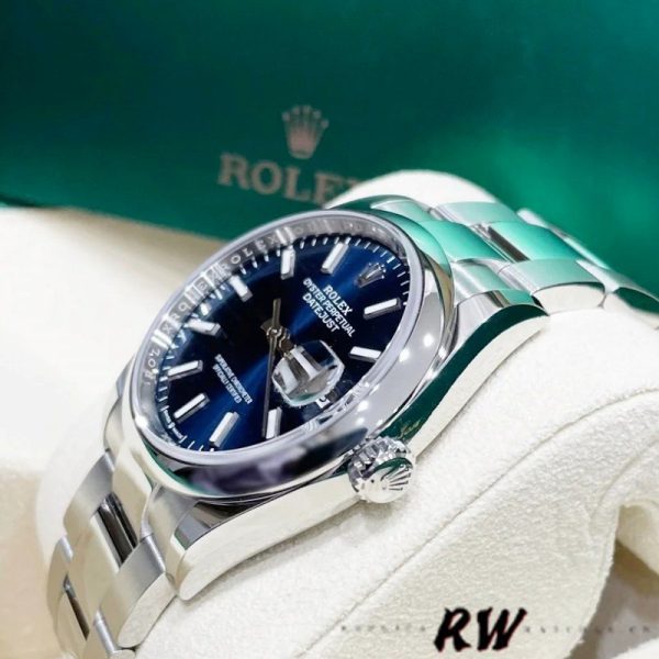 Rolex Datejust 126200 Blue Dial Stainless Steel 36MM Unisex Replica Watch - Image 4