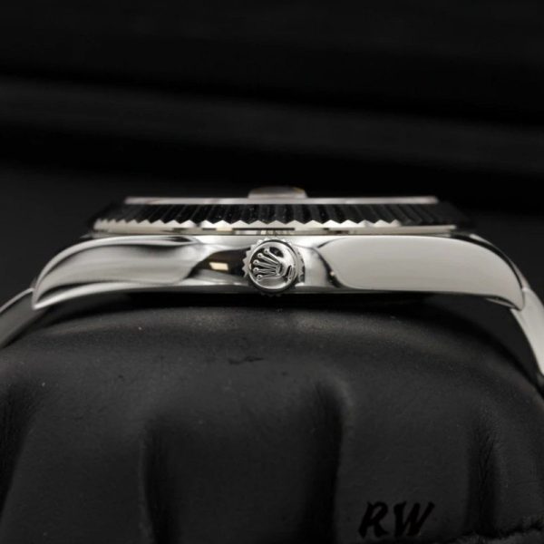 Rolex Datejust II 116334 Silver Diamond Dial 41mm Mens Replica Watch - Image 4