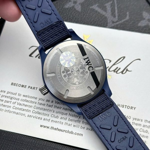 IWC Pilot??s Watch Laureus Sport Blue Ceramic Blue Dial Best Copy V7 Factory 41mm - Image 7